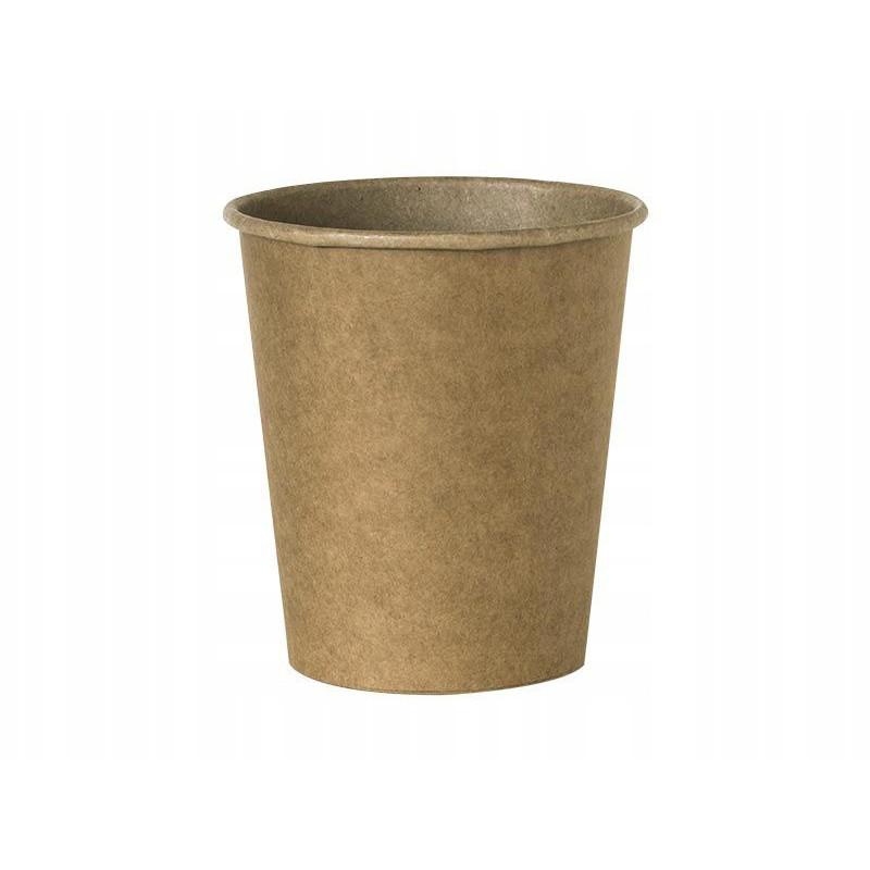 Bicchieri di carta Eco 250ml marrone 100 pz 9cm megamix.sk