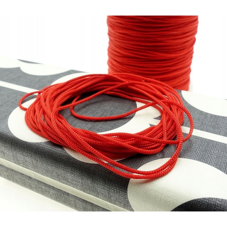 corda intrecciata 40m 0.8mm rossa poliestere megamix.sk