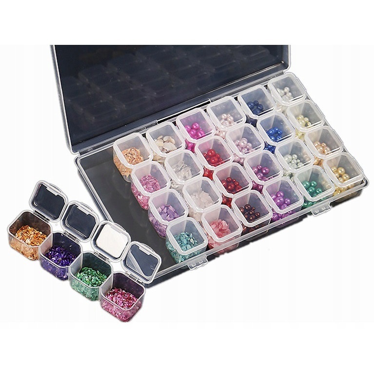 Organizer pratico 17x10x2,5cm contenitore rettangolare per piccole cose megamix.sk