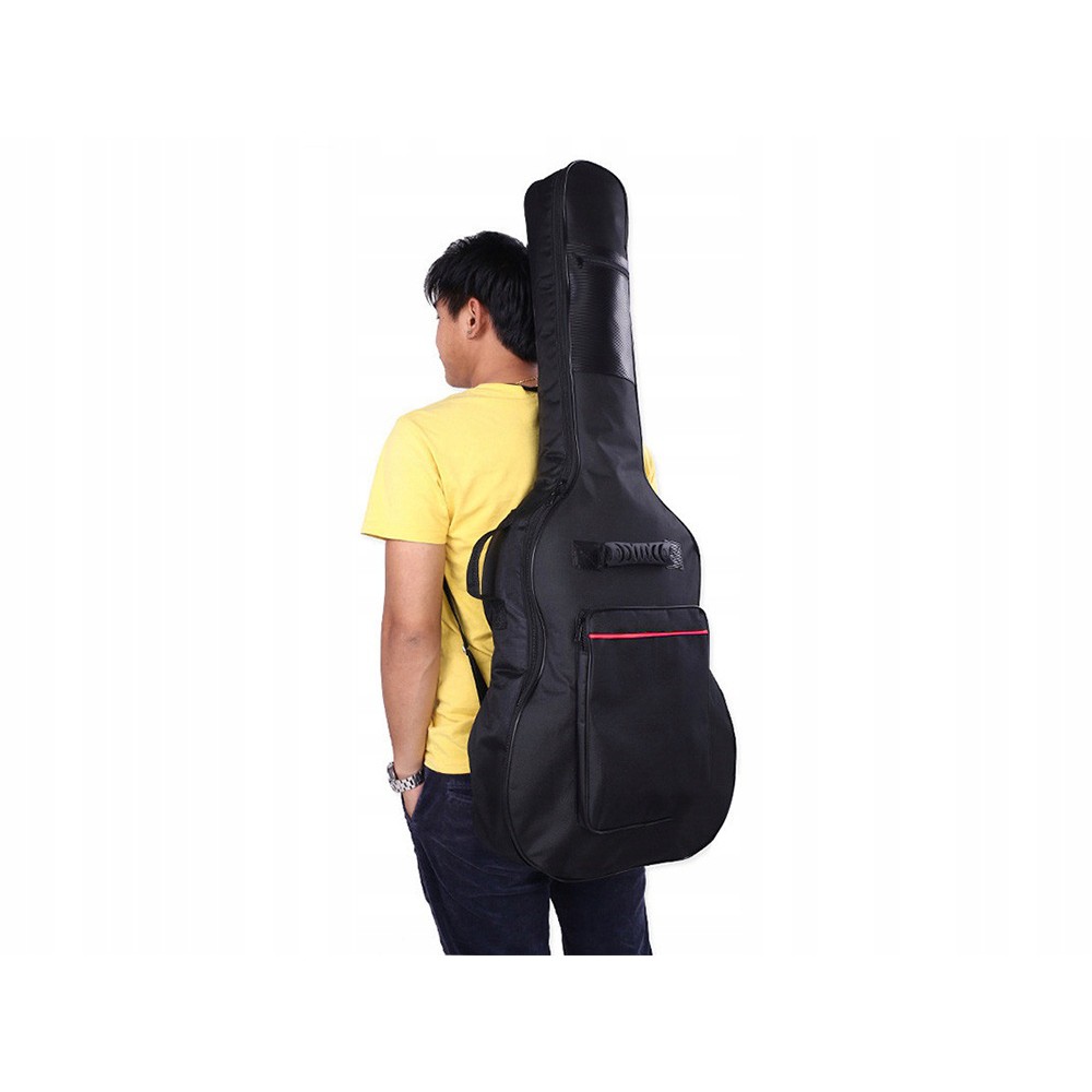 Custodia per chitarra in poliestere 107x42x13cm nera megamix.sk