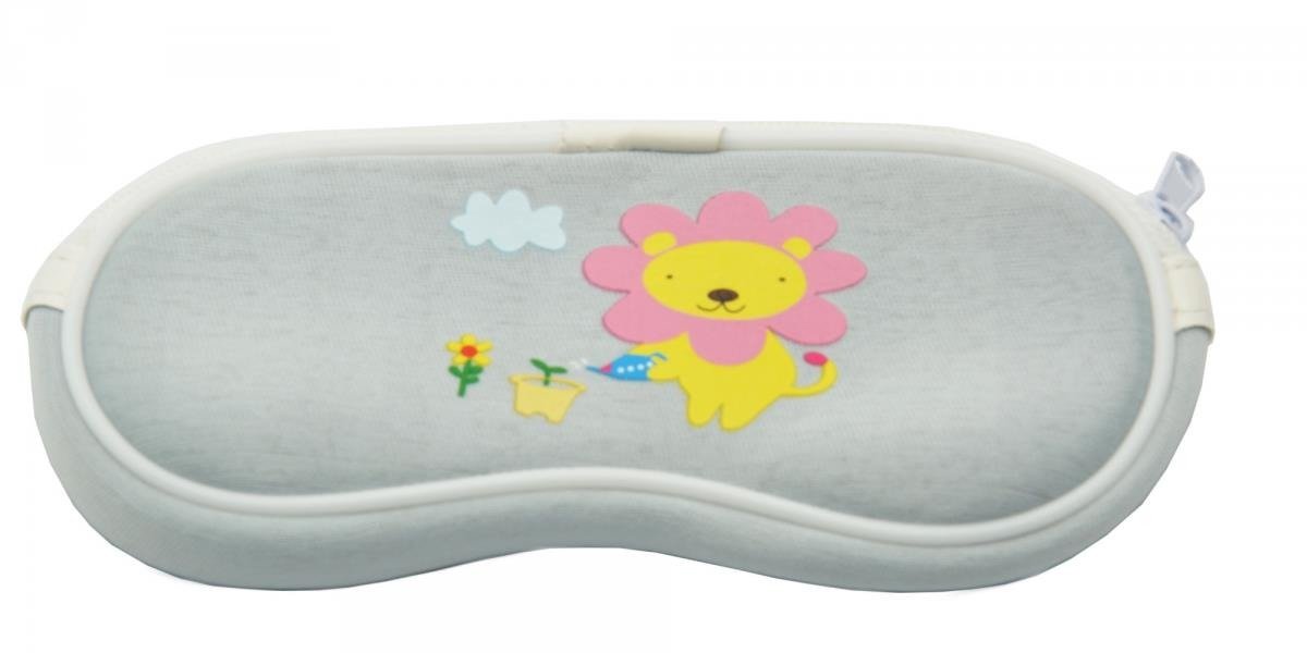 Custodia per occhiali per bambini grigia con leone SC-10B megamix.sk