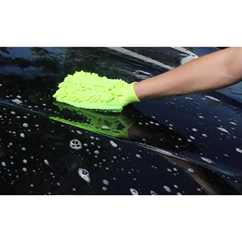 Guanto in microfibra per la pulizia dell'auto in poliestere megamix.sk