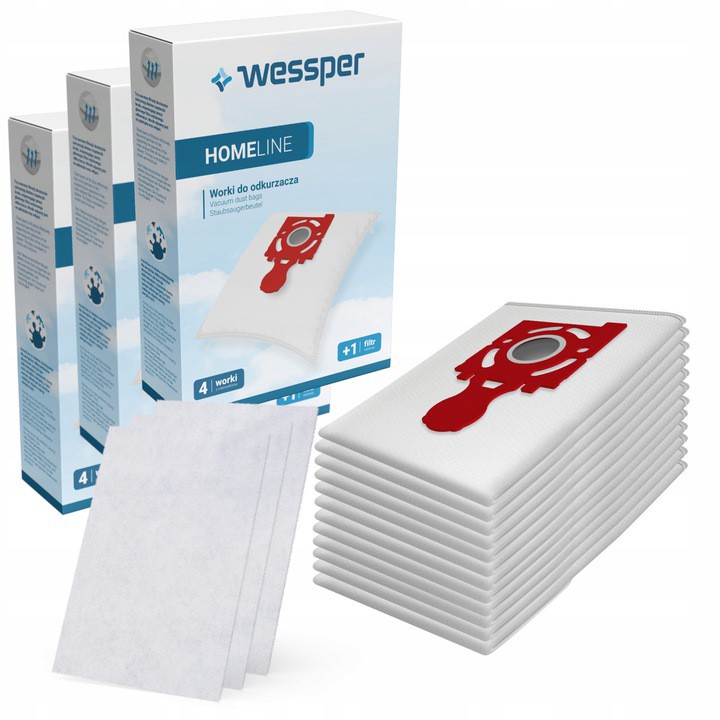 Sacchetti per aspirapolvere 12pz Zelmer Jupiter ZVCA300B megamix