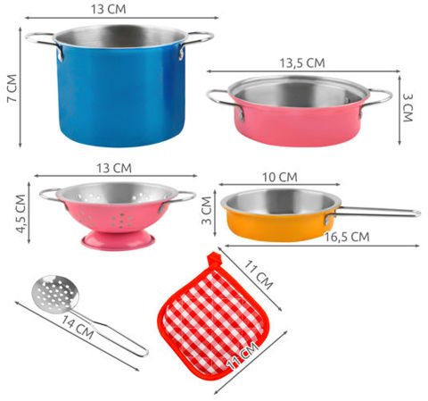 Set di pentole per bambini