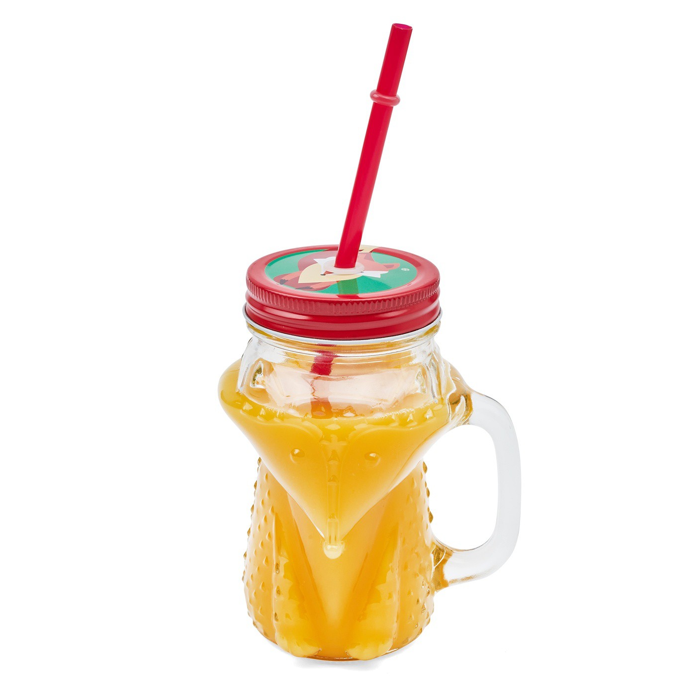 Set di bicchieri con cannucce e coperchi Fox 450 ml 6 pz megamix.sk