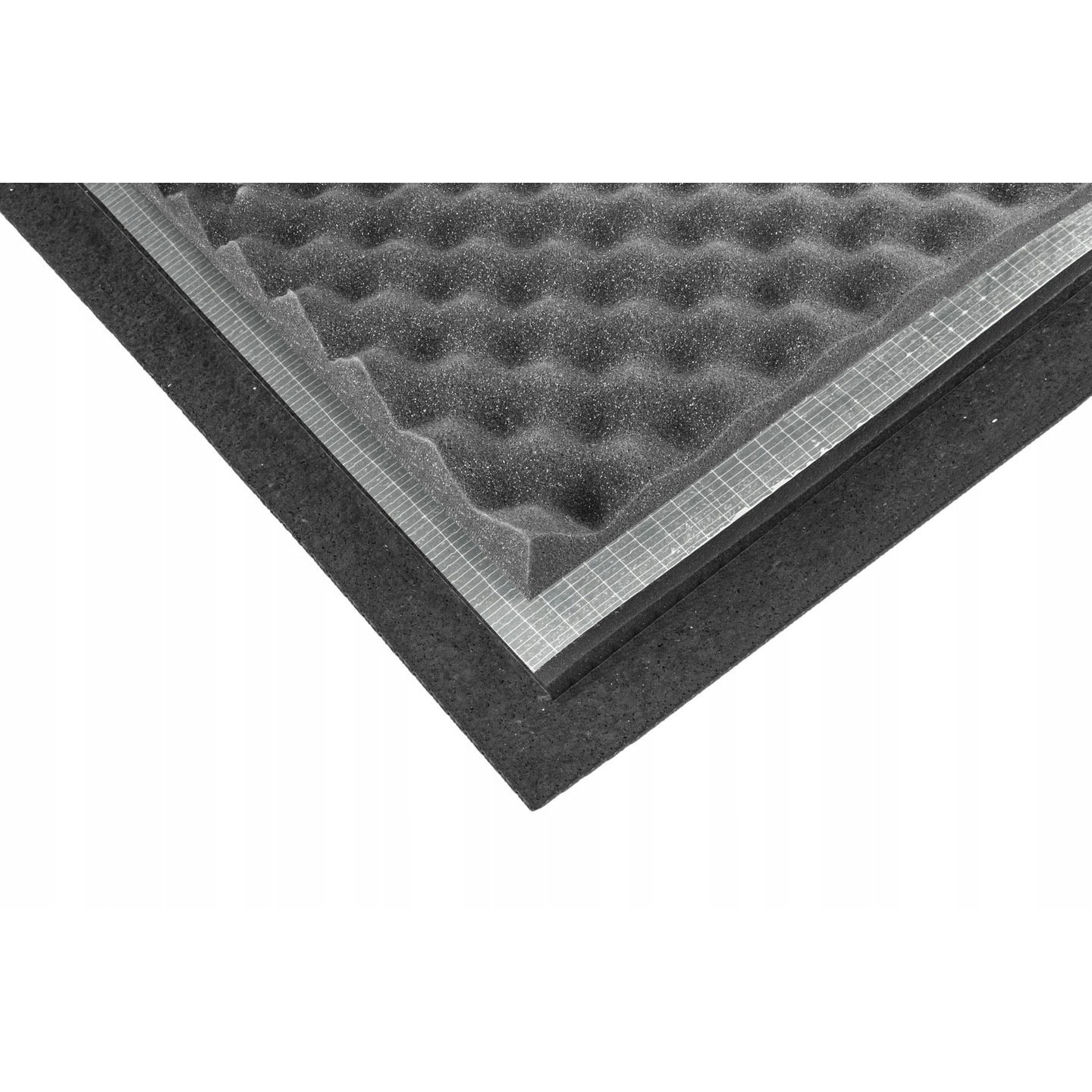 Schiuma acustica autoadesiva VELI spugna 2cm 200x100cm megamix