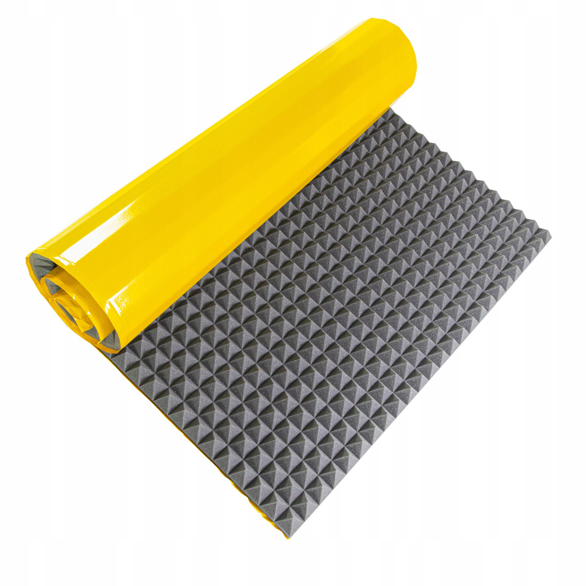 schiuma acustica autoadesiva fonoassorbente PIRAMIDE 40mm 200x100cm ignifuga megamix.sk