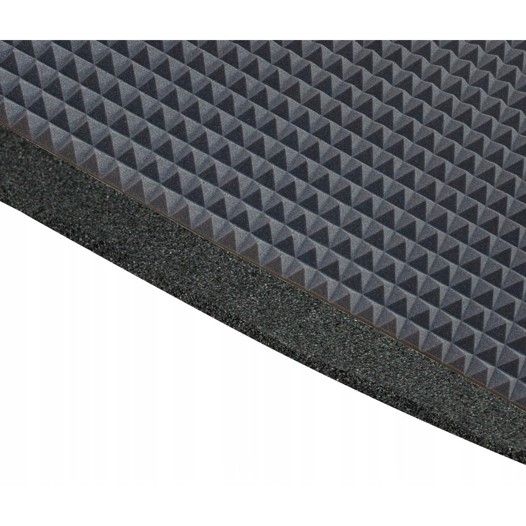 schiuma acustica autoadesiva piramidale fonoisolante PYRAMÍDA 70mm 200x100cm ignifuga megamix.sk
