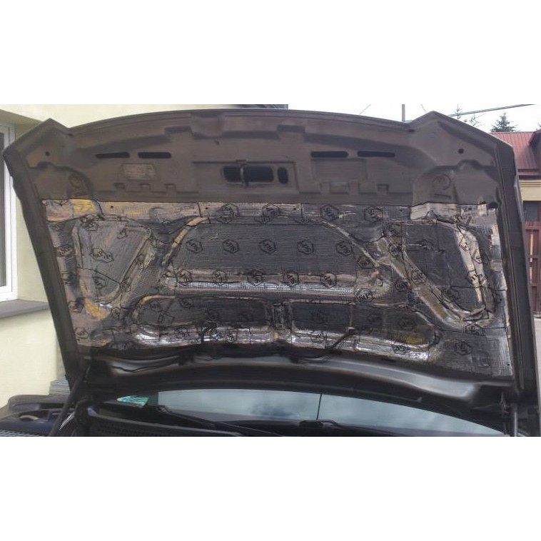 Schiuma autoadesiva 5mm 25x100cm pellicola scura per insonorizzazione LT5 megamix
