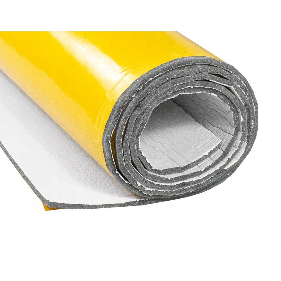 Schiuma autoadesiva 5mm pellicola bianca per insonorizzazione LT5 megamix