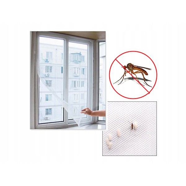 Zanzariera per finestra 180x150cm + velcro bianco megamix.sk