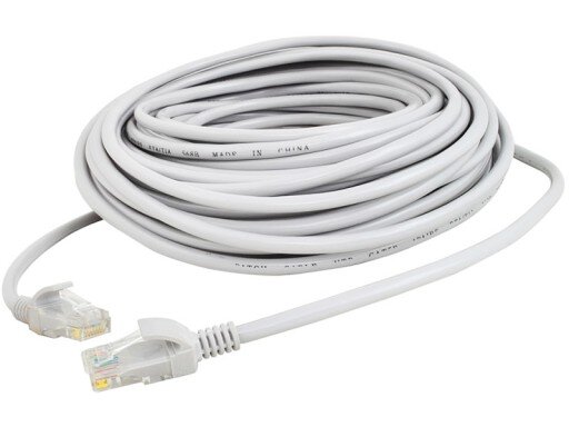 Cavo di rete LAN Ethernet coppia RJ45 20 m oro
