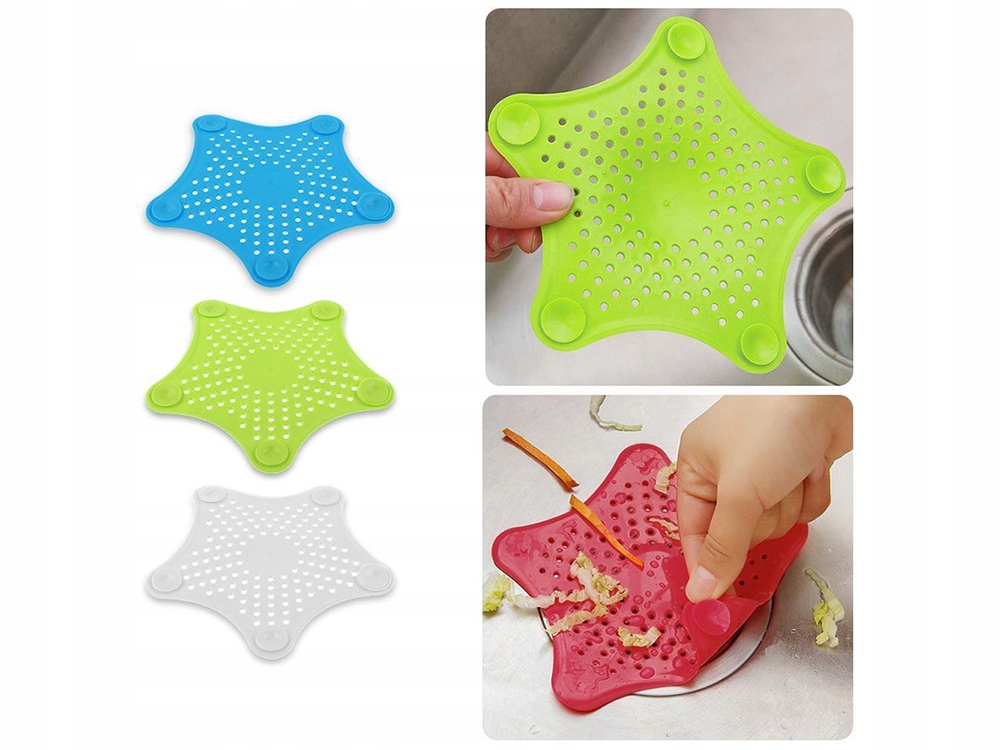 Setaccio in silicone per lavello per scarico 15cm verde megamix.sk