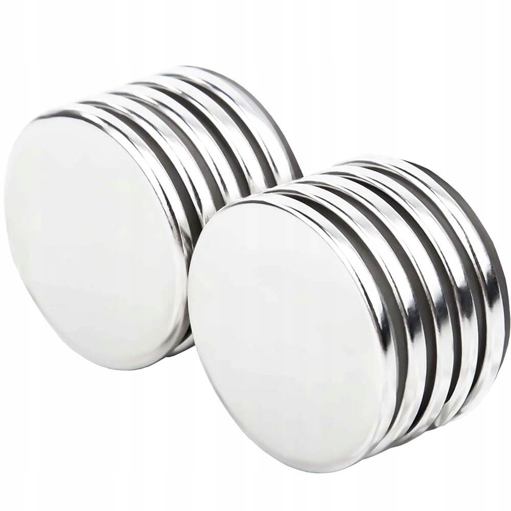 magnete al neodimio cilindrico forte 10x1mm 10 pezzi megamix.sk