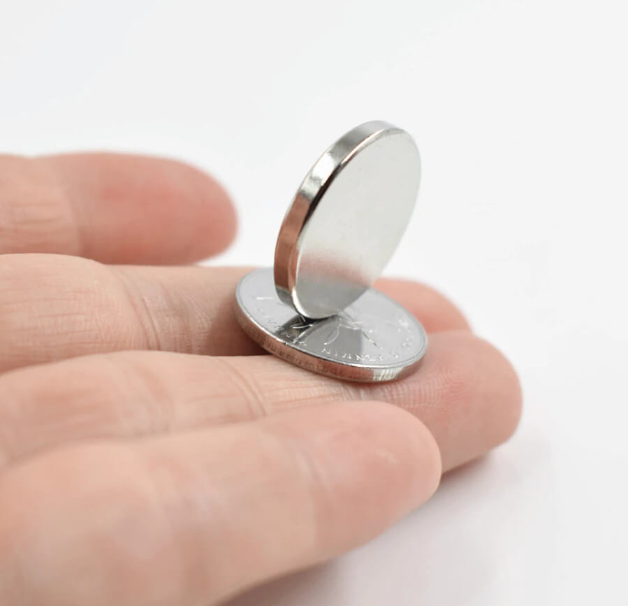 magnete al neodimio cilindrico forte 10x1mm 10 pezzi megamix.sk