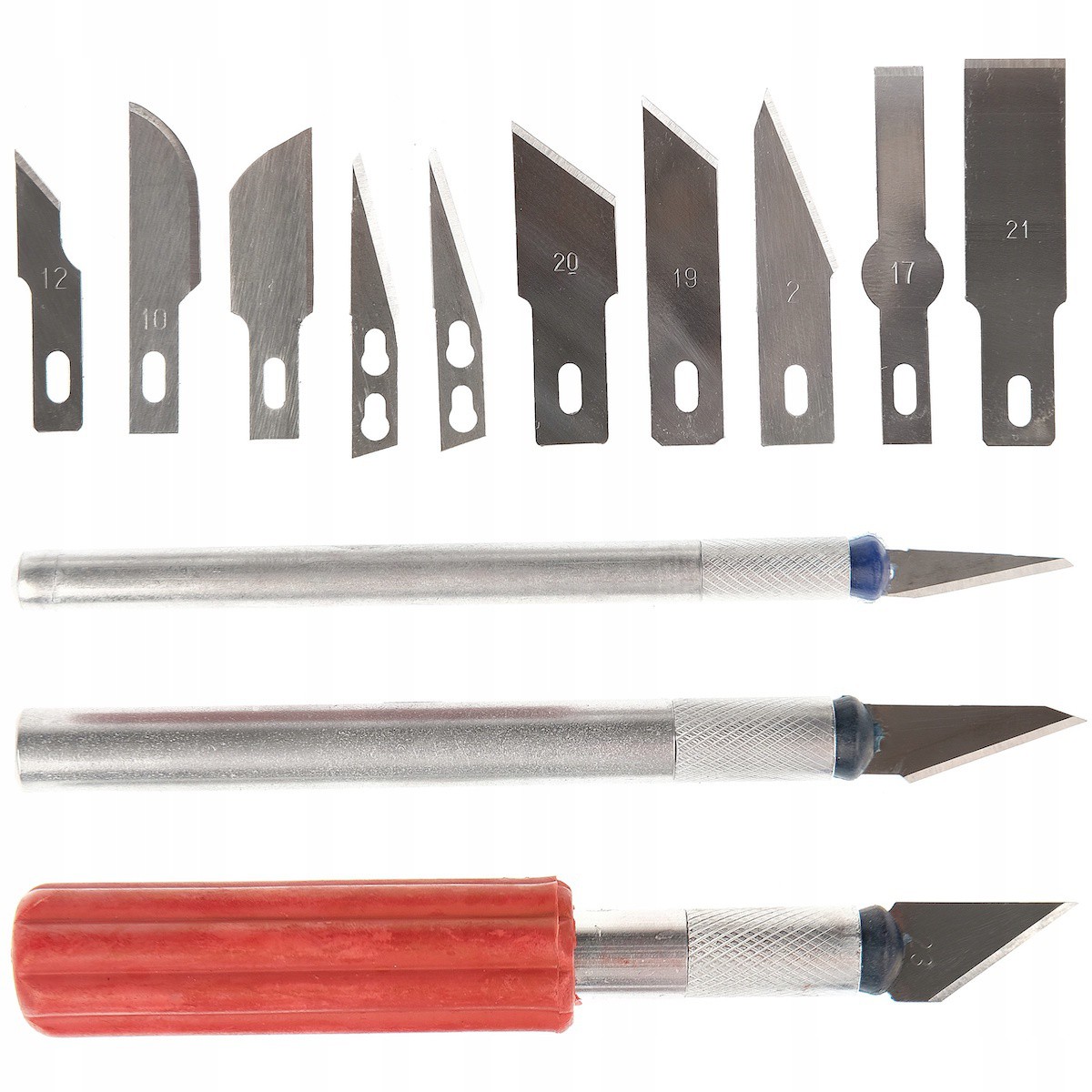 Set di coltelli da modellismo bisturi 13 pezzi lame megamix.sk