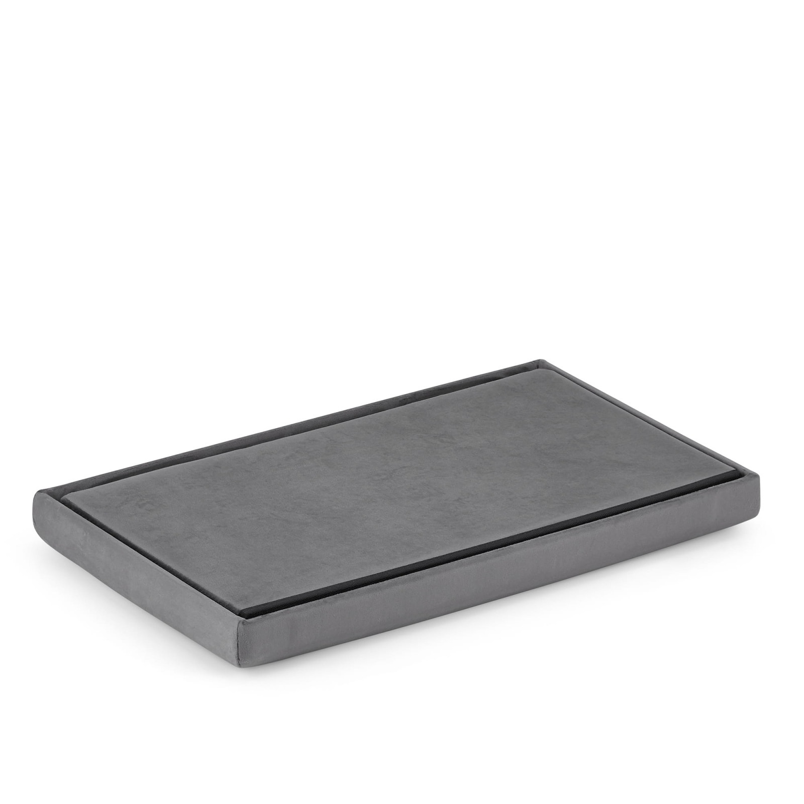 sedile pieghevole con spazio di archiviazione XL 38x61x38cm velluto grigio megamix.sk