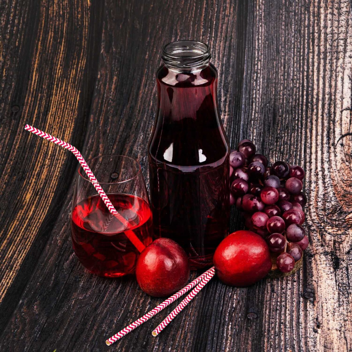 Bottiglia di vetro 1000ml 24cm SOK megamix.sk