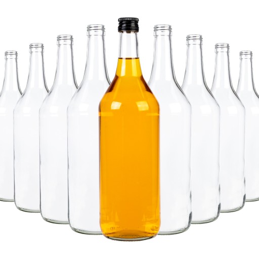 Bottiglia di vetro 1000ml 30cm MONOPOL megamix.sk