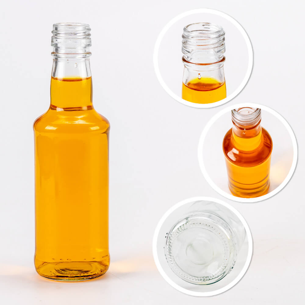 Bottiglia di vetro 200ml 17cm MONOPOL megamix.sk