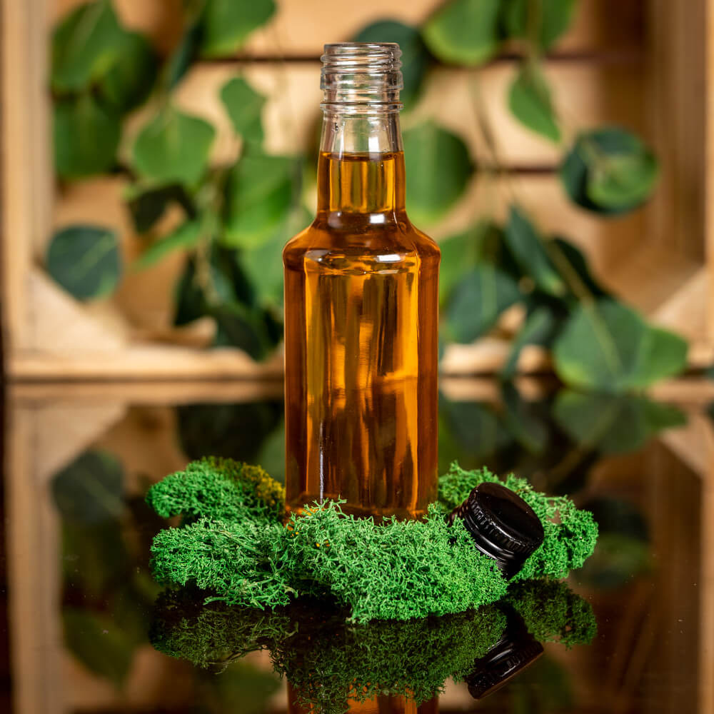 Bottiglia di vetro 200ml 17cm MONOPOL megamix.sk