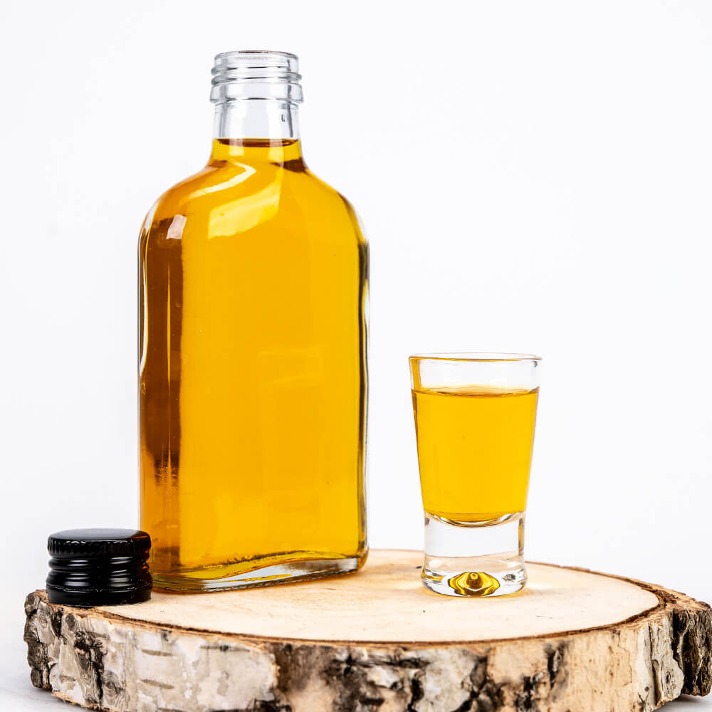 Bottiglia di vetro 200ml 16cm grasso megamix.sk