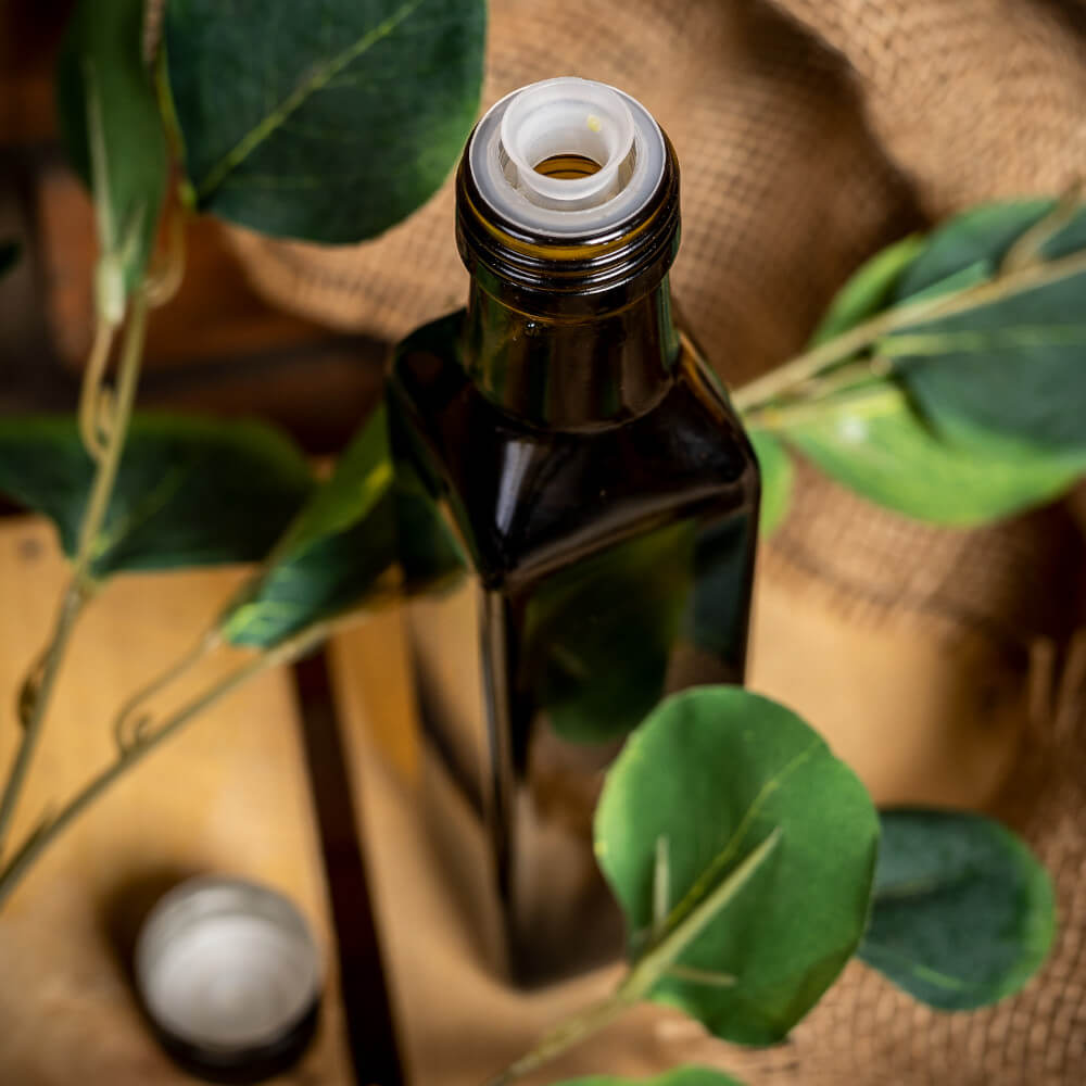 Bottiglia di vetro 250ml 21cm MARASCA oliva megamix.sk