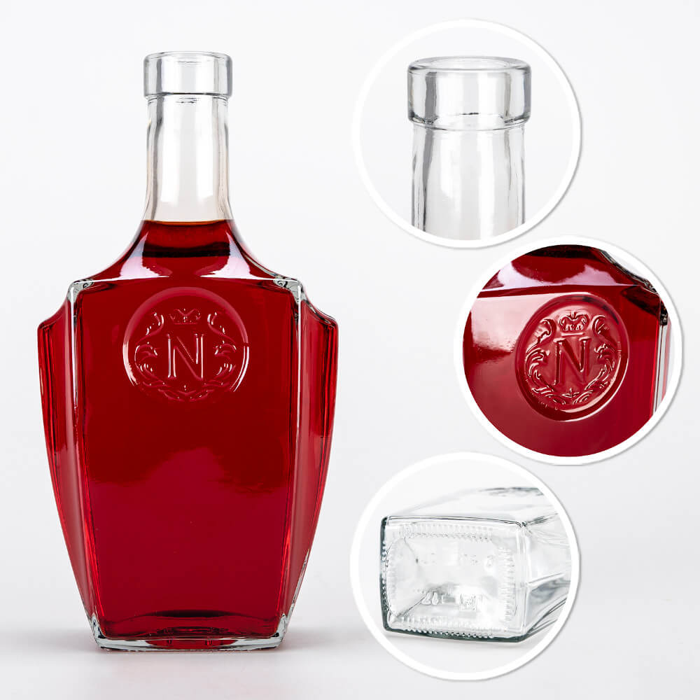 Bottiglia di vetro 500ml 20cm BONAPARTE megamix.sk