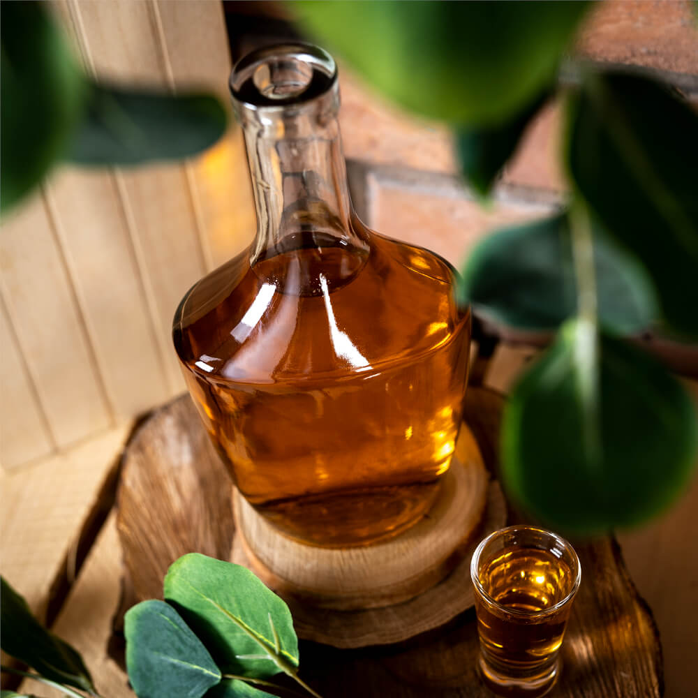 Bottiglia di vetro 500ml 21cm KONESER megamix.sk