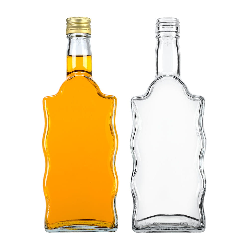 Bottiglia di vetro 500ml 23cm WAVE megamix.sk