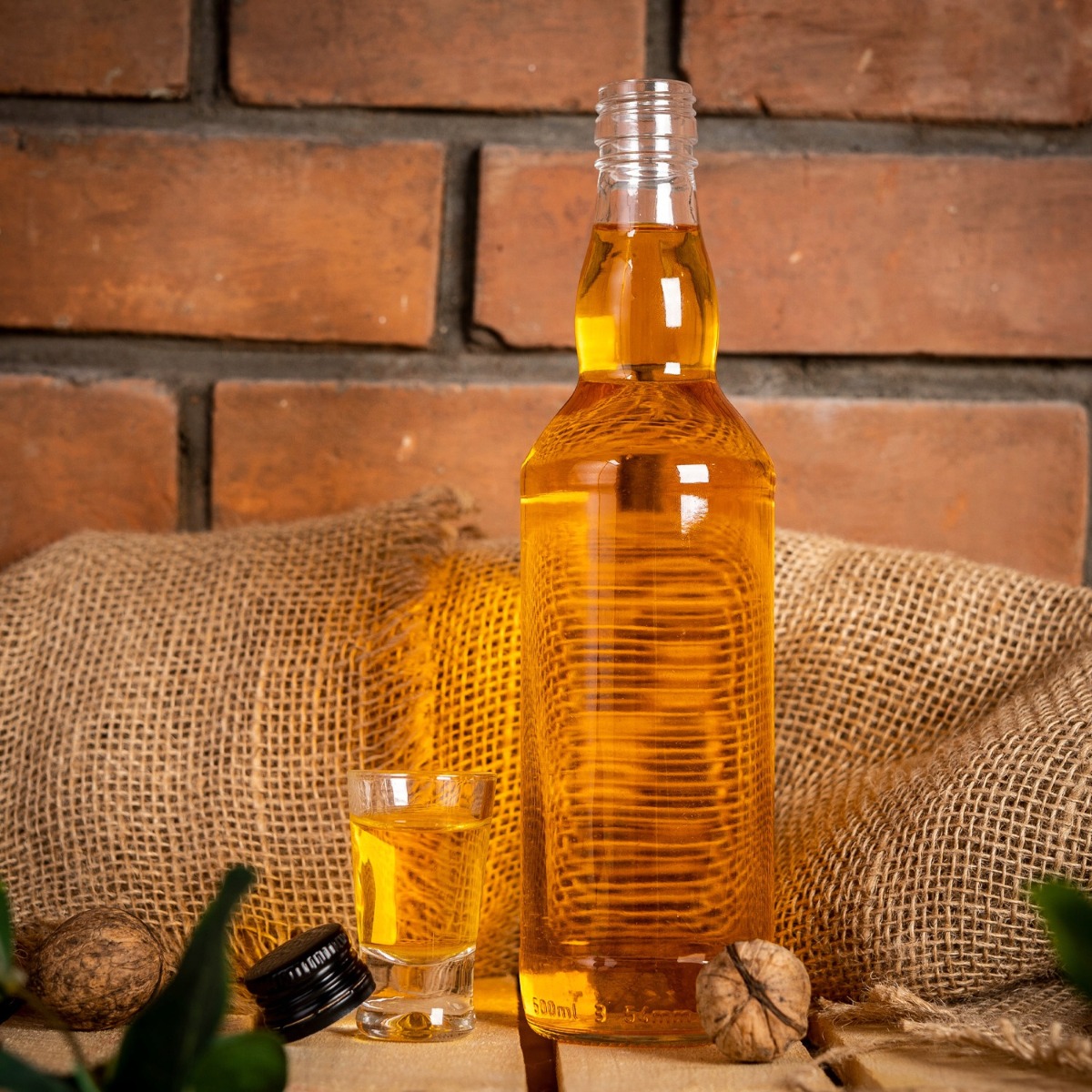 Bottiglia di vetro 500ml 24cm MONOPOL megamix.sk