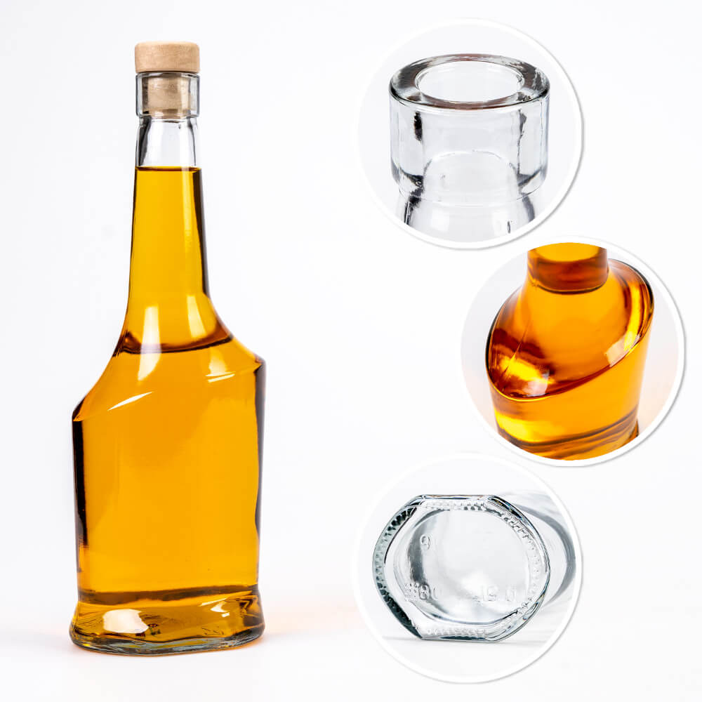 Bottiglia di vetro 500ml 25cm AISHA megamix.sk