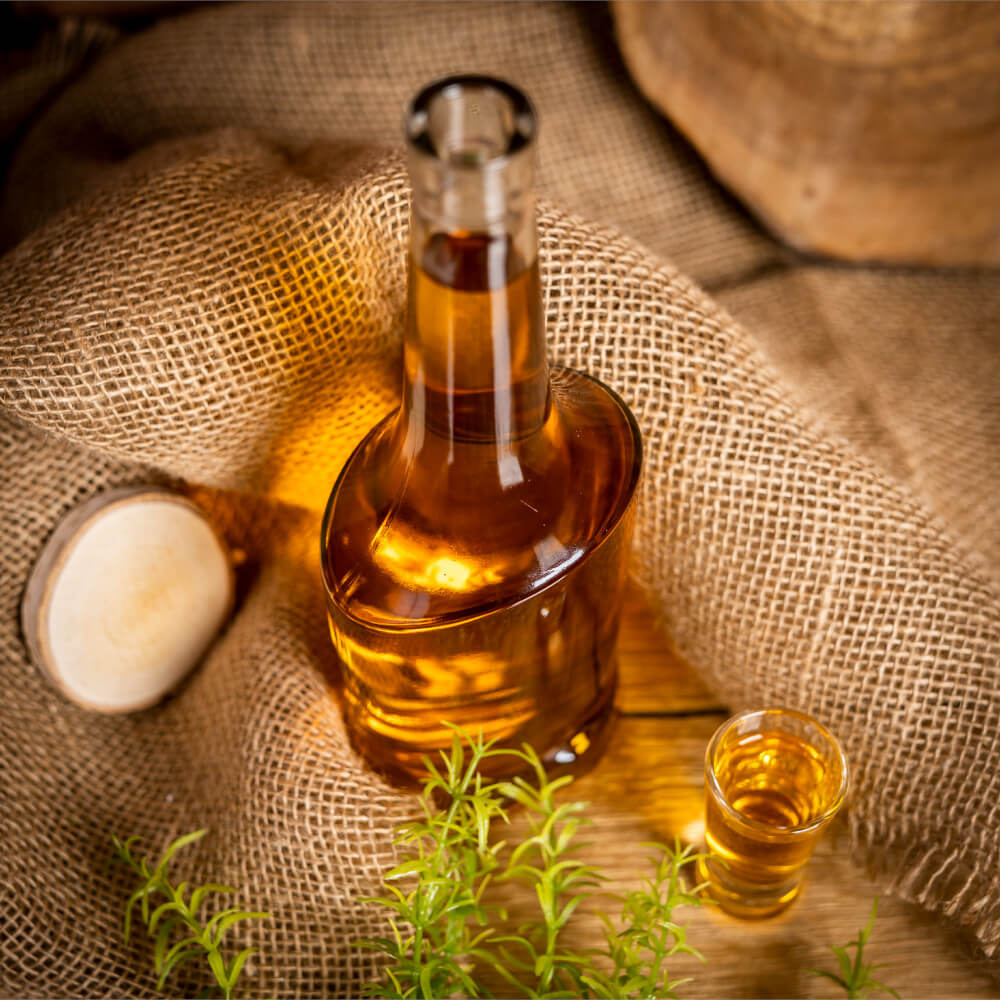 Bottiglia di vetro 500ml 25cm AISHA megamix.sk