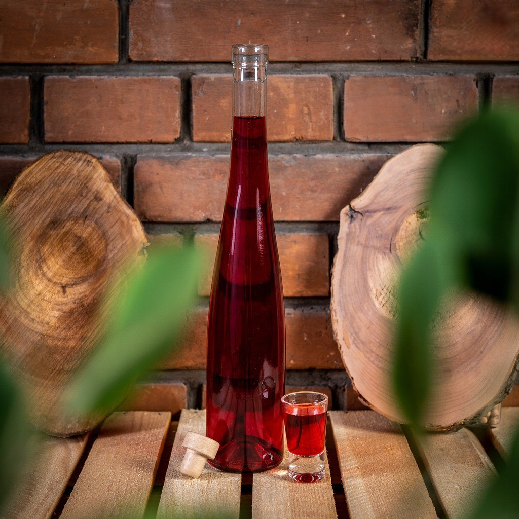 Bottiglia di vetro 500ml 35cm BELVEDERE megamix.sk