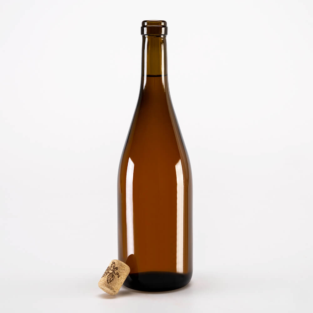 Bottiglia di vetro 750ml 29cm BURGUNDY megamix.sk