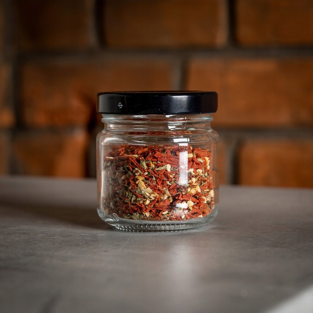 Contenitore in vetro barattolo 100ml 5cm con coperchio megamix.sk