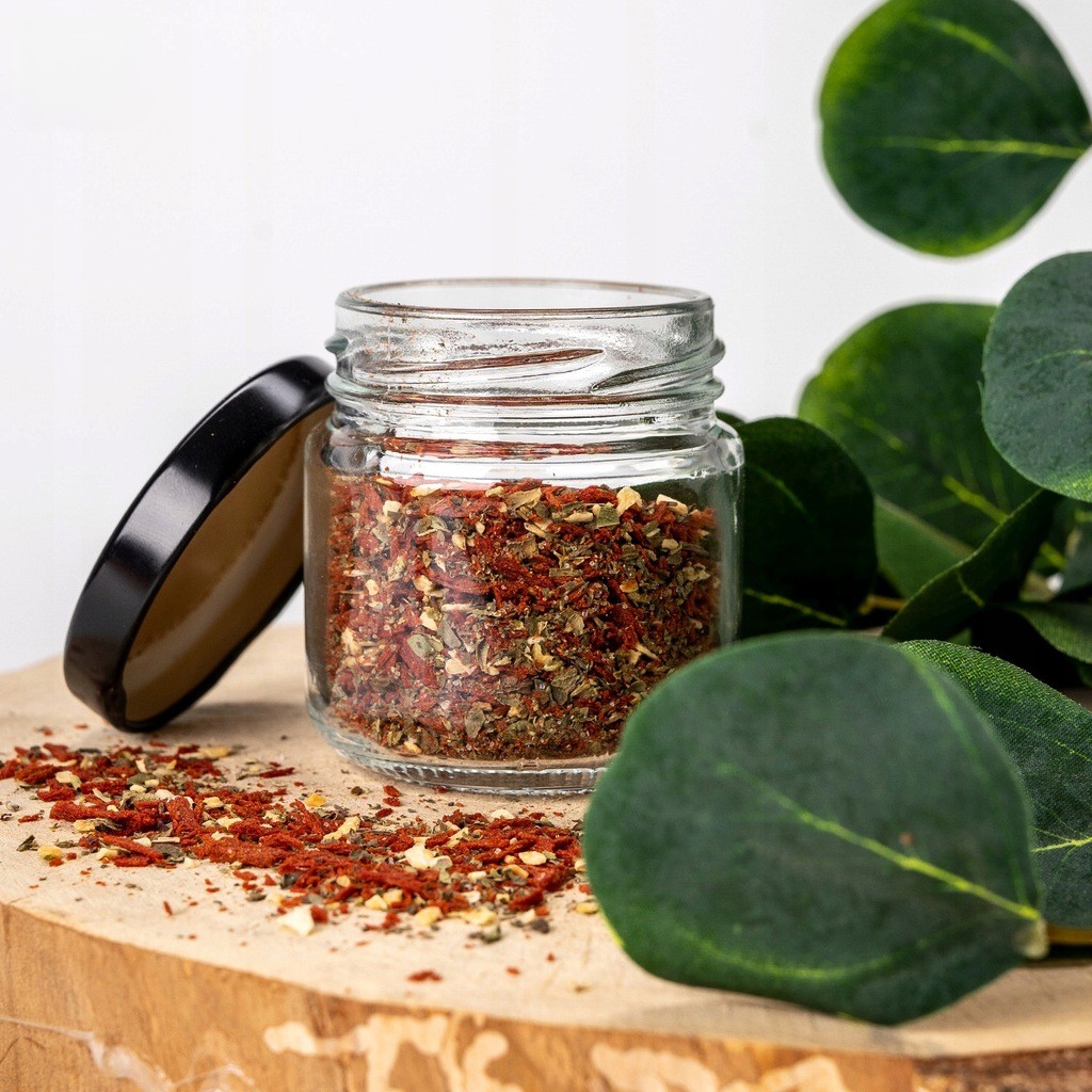 Contenitore in vetro barattolo 100ml 5cm con coperchio megamix.sk