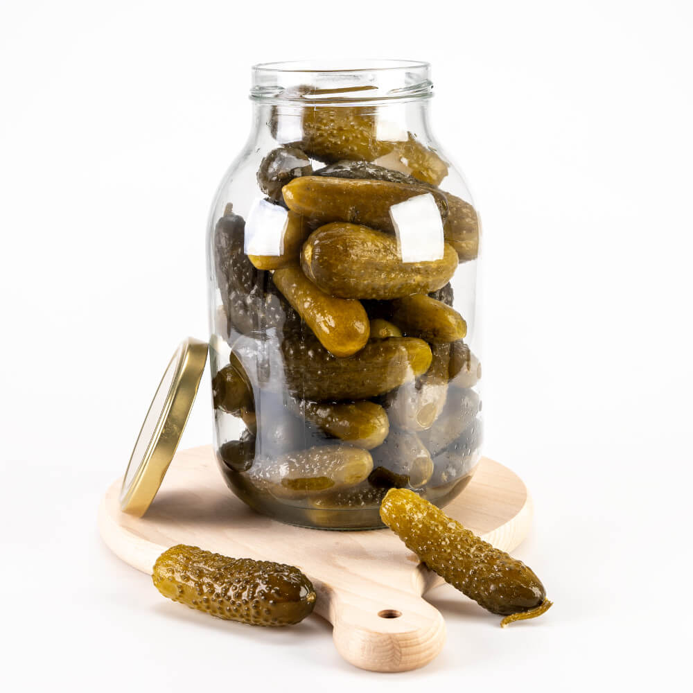 Contenitore di vetro barattolo 3000ml 24cm con coperchio megamix.sk