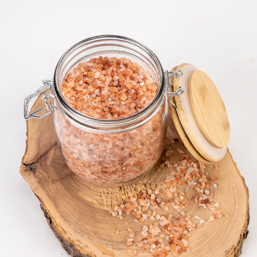 Contenitore di vetro barattolo 700ml 14cm con coperchio di tenuta in legno megamix.sk