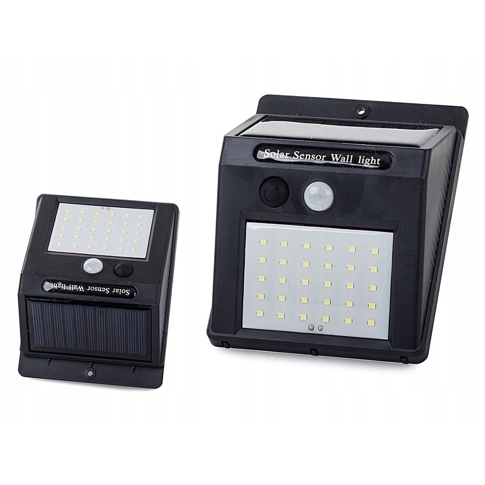 Lampada solare 30 SMD LED con sensore di movimento 12x9x5cm megamix.sk