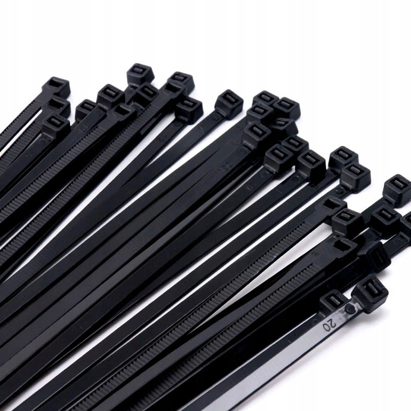 Fascette stringicavo 200mm 100pz sottili 3,6mm megamix.sk