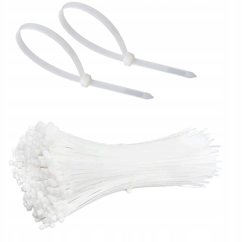 Fascette stringicavo 200mm 100pz sottili 3,6mm megamix.sk