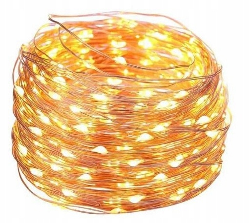 filo luminoso 100 pz LED a batterie luce calda megamix.sk