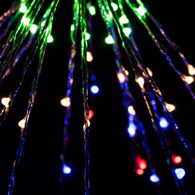 filo luminoso 100 pezzi LED stella multicolore 8 funzioni megamix.sk