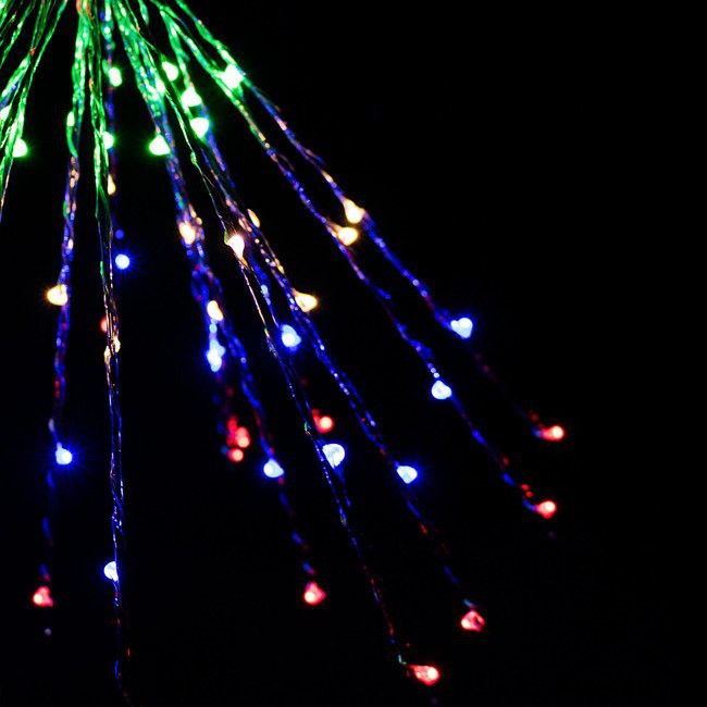 filo luminoso 100 pezzi LED stella multicolore 8 funzioni megamix.sk