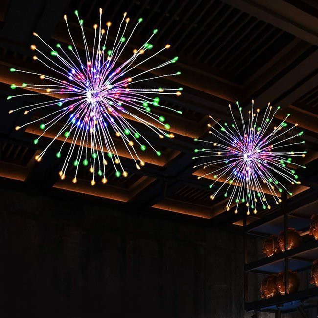 filo luminoso 100 pezzi LED stella multicolore 8 funzioni megamix.sk