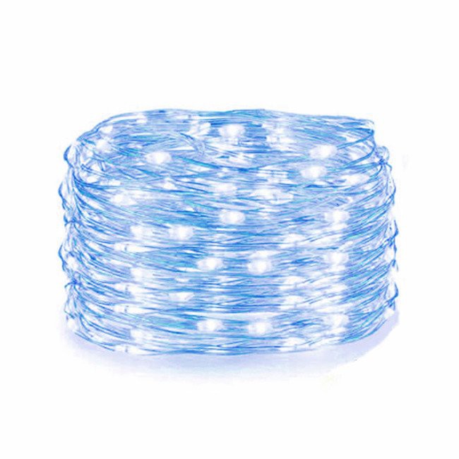 filo luminoso 100pcs LED colore blu 10m a batterie AA megamix.sk