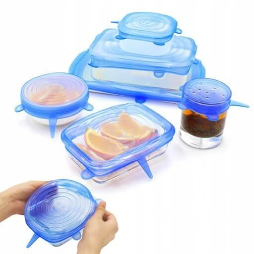 Coperchi universali in silicone per alimenti 6 pz megamix.sk
