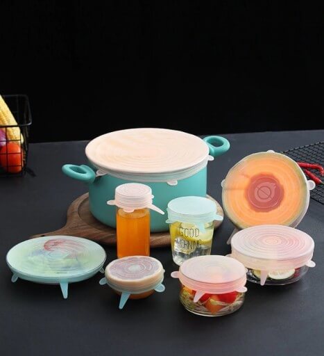 Coperchi universali in silicone per alimenti 6 pz megamix.sk