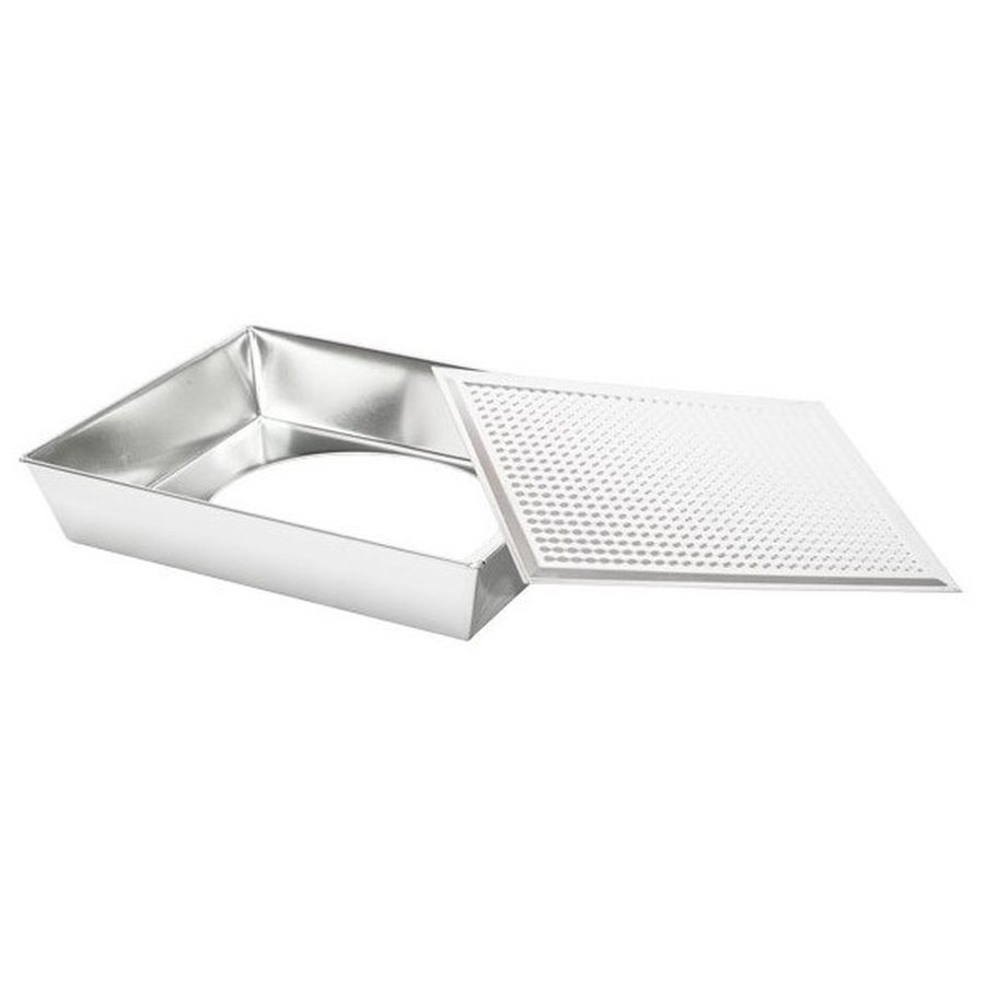 teglia universale da forno spinwar 24 x 24 x 6 cm con fondo rimovibile megamix